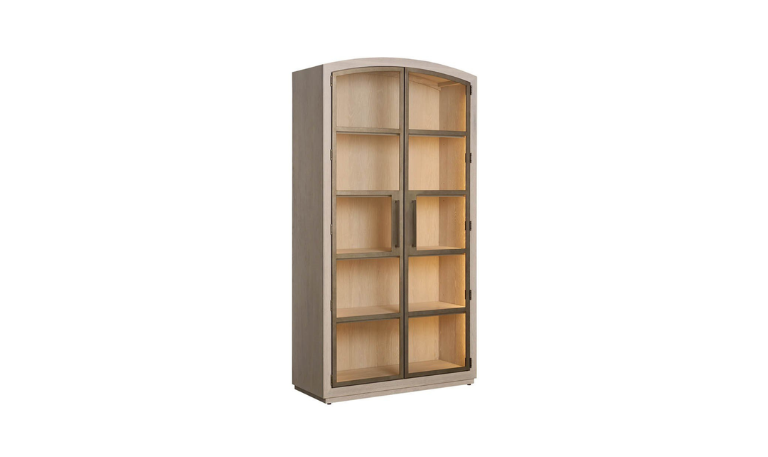 Universal Furniture Avaline Scribe Cabinet With White Oak-jennifer furniture