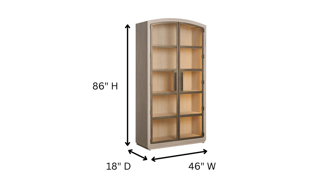 Universal Furniture Avaline Scribe Cabinet With White Oak-jennifer furniture