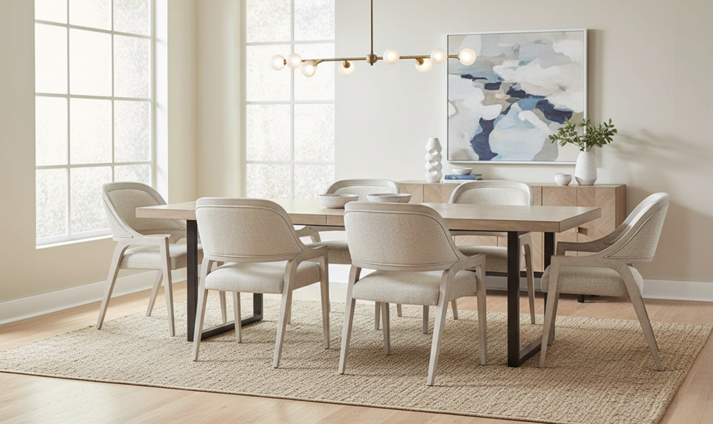 Universal Furniture Avaline White Wooden Arm Chair – Jennifer