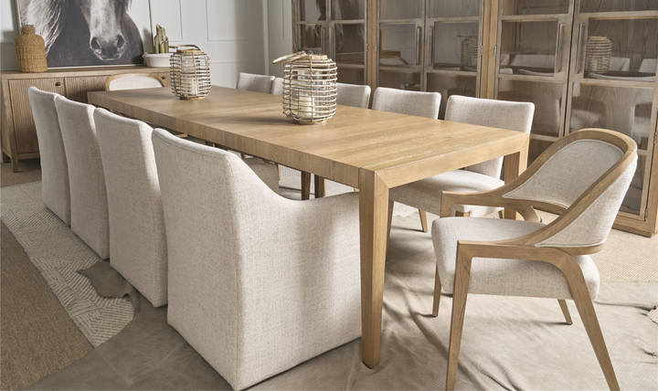 Universal Furniture Avaline Wooden Volpi Dining Table-jennifer furniture