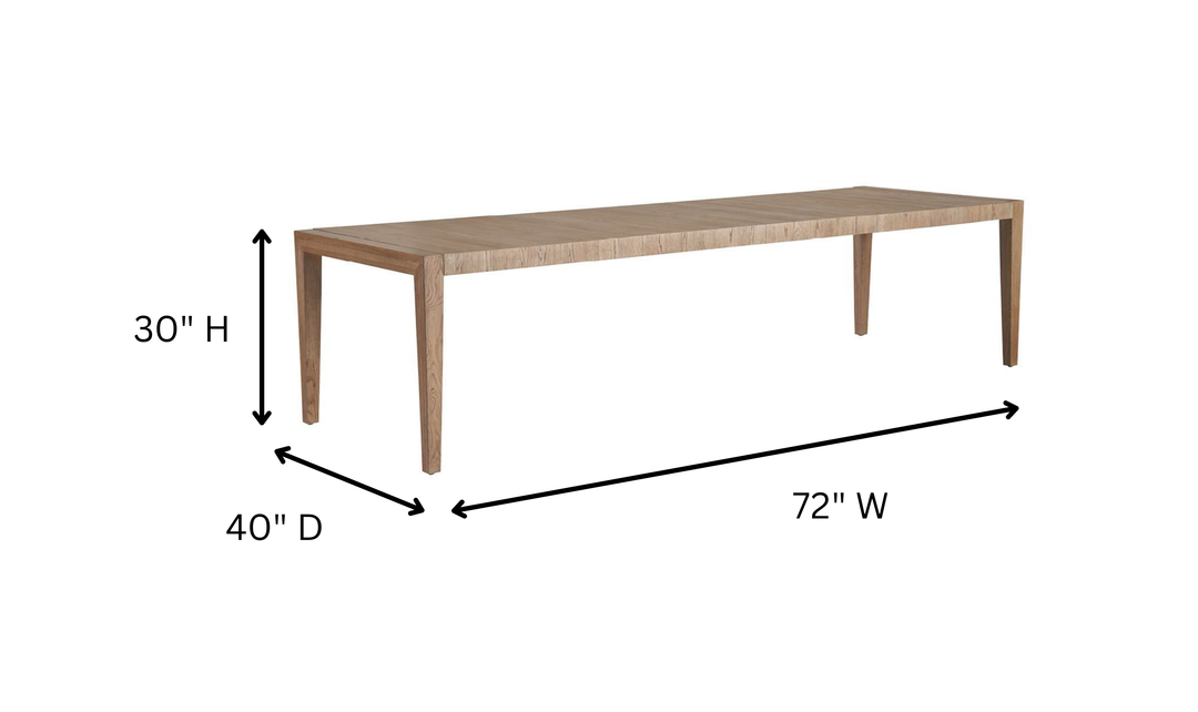 Universal Furniture Avaline Wooden Volpi Dining Table