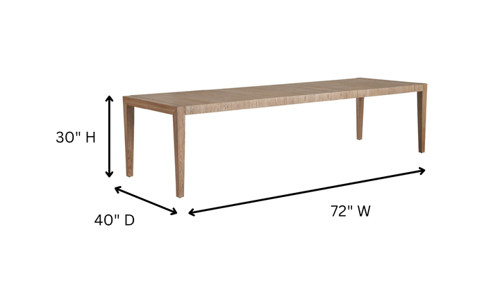 Universal Furniture Avaline Wooden Volpi Dining Table