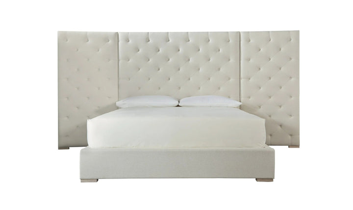 Universal Furniture Brando Cal King Bed in Quartz finish-Jennifer Furniture