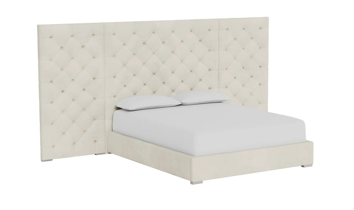 Universal Furniture Brando Cal King Bed in Quartz finish-Jennifer Furniture