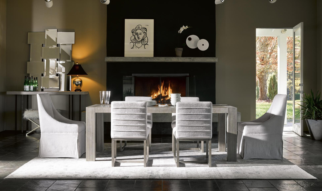 Universal Furniture Carter Side Chair with Plush Upholstered Seat (Wood/Fabric)