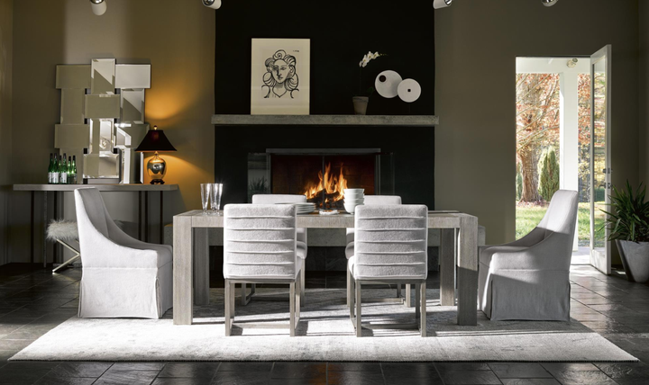 Universal Furniture Carter Side Chair with Plush Upholstered Seat (Wood/Fabric)