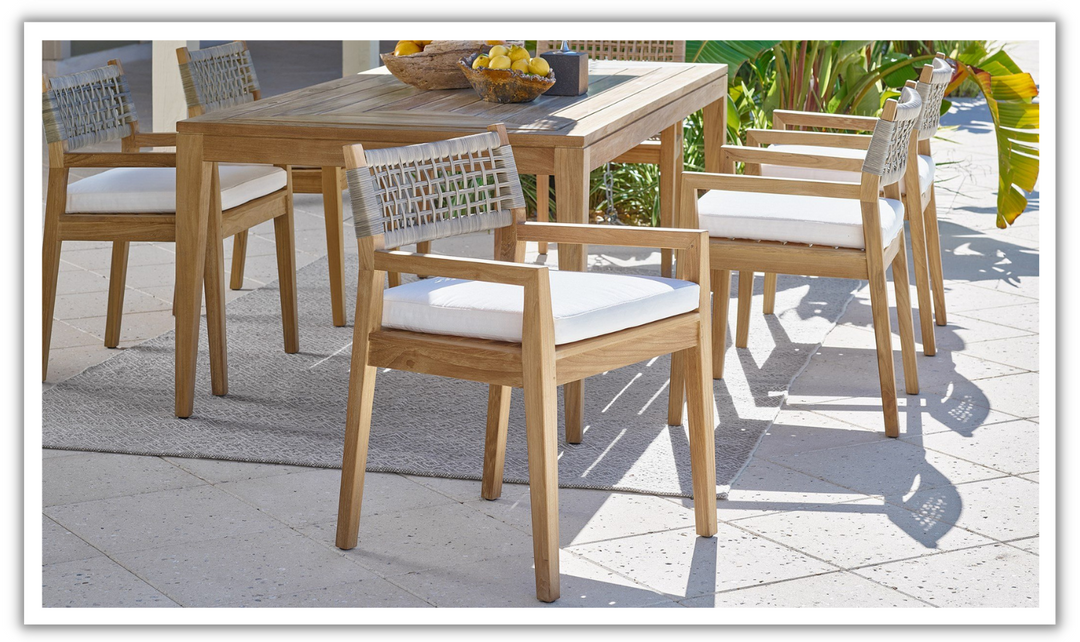 Universal Furniture Chesapeake Wooden Arm Chair in Beige-jennifer furniture