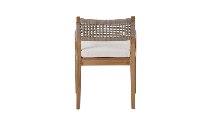Universal Furniture Chesapeake Wooden Arm Chair in Beige