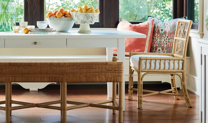 Universal Furniture Clearwater Fabric White Low Arm Chair