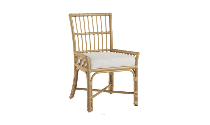 Universal Furniture Clearwater Fabric White Low Arm Chair