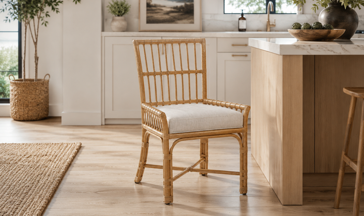 Universal Furniture Clearwater Fabric White Low Arm Chair