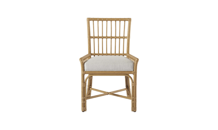 Universal Furniture Clearwater Fabric White Low Arm Chair
