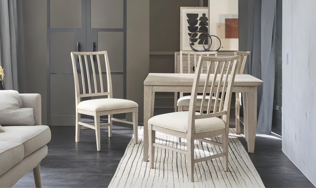 Universal Furniture Coalesce Beige Fabric Upholstery Side Chair-jennifer furniture