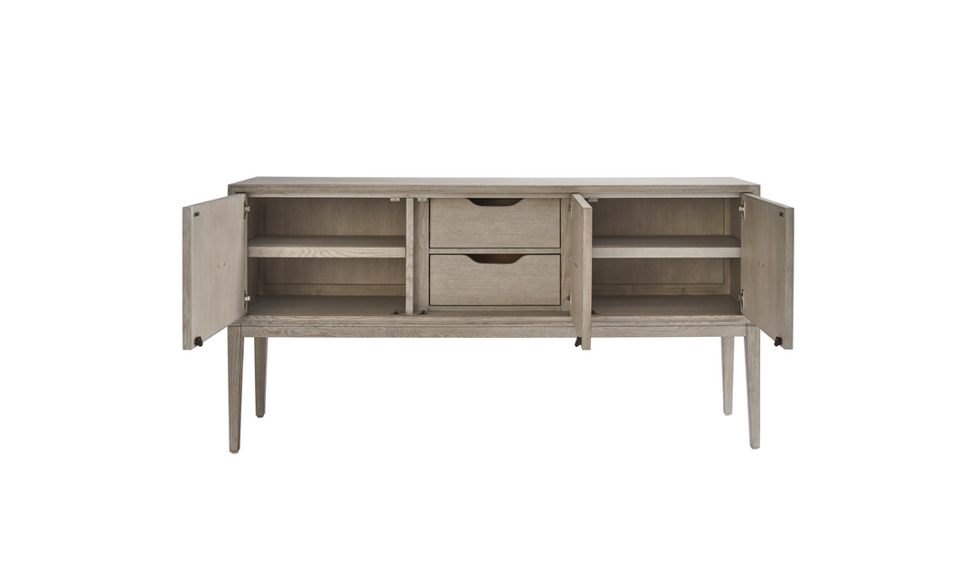 Universal Furniture Coalesce Beige Madden Sideboard With Adjustable Shelves