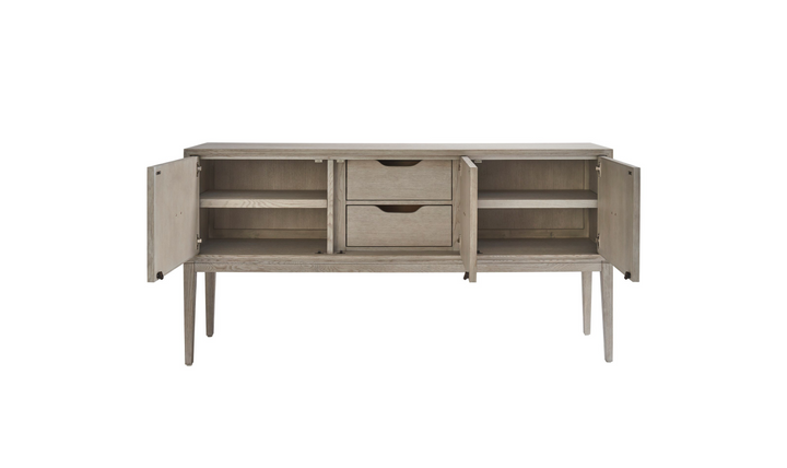 Universal Furniture Coalesce Beige Madden Sideboard With Adjustable Shelves