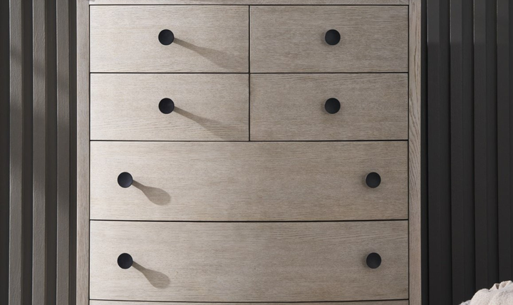 Universal Furniture Coalesce Drawer Chest With Rolling Fog Finish-jennifer furniture