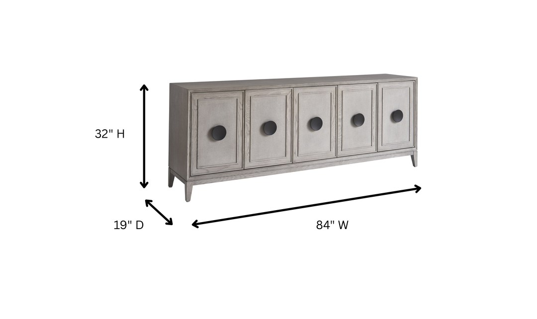 Universal Furniture Coalesce Entertainment Credenza With Adjustable shelves-jennifer furniture