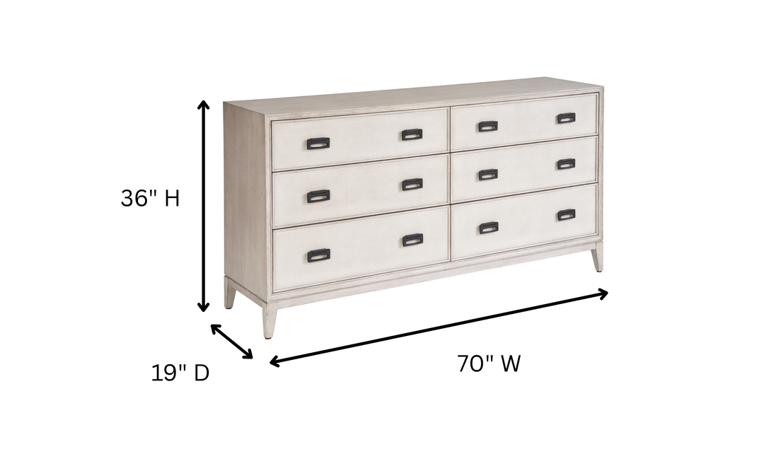 Universal Furniture Coalesce Estelle Dresser With Rolling Fog Finish