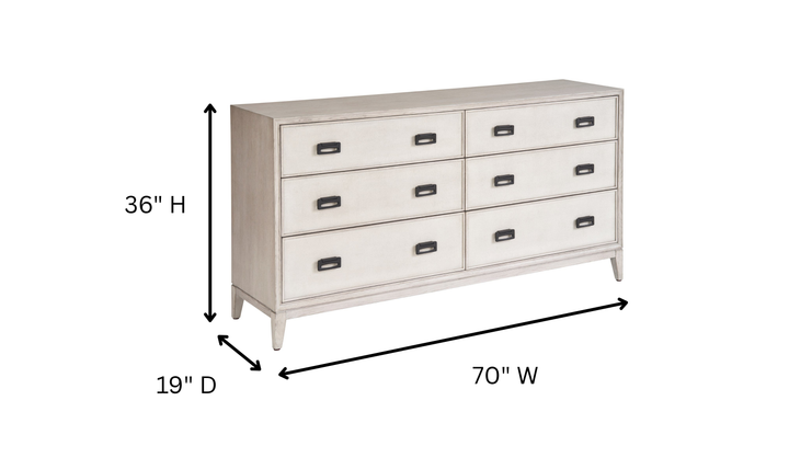 Universal Furniture Coalesce Estelle Dresser With Rolling Fog Finish