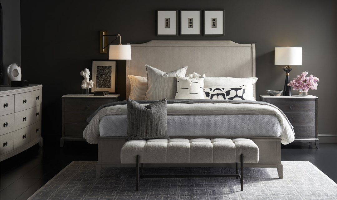 Universal Furniture Coalesce Wooden Light Gray Dresser With Rolling Fog Finish-jennifer furniture