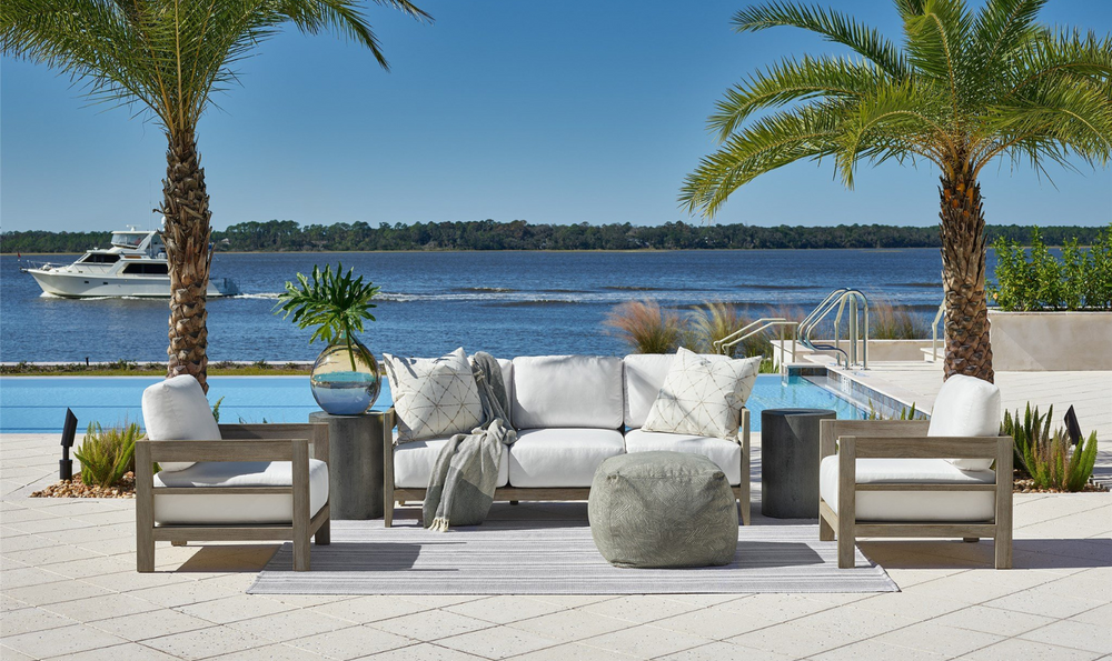 Universal Furniture Coastal Living Jolla Lounge Chair In White-jennifer furniture