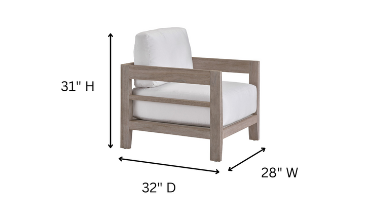 Universal Furniture Coastal Living Jolla Lounge Chair In White-jennifer furniture