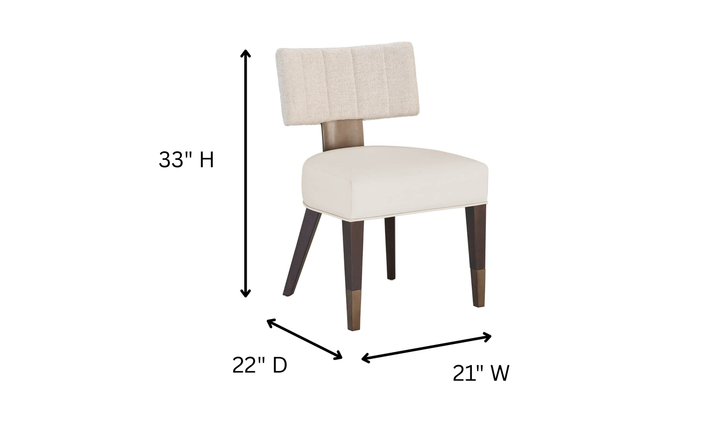 Universal Furniture Erinn Loleta Beige Upholstered Side Chair