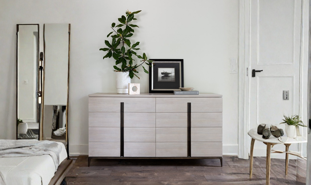 Universal Furniture Erinn White Maren Drawer Dresser-jennifer furniture