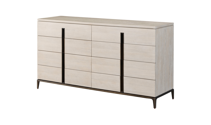 Universal Furniture Erinn White Maren Drawer Dresser-jennifer furniture