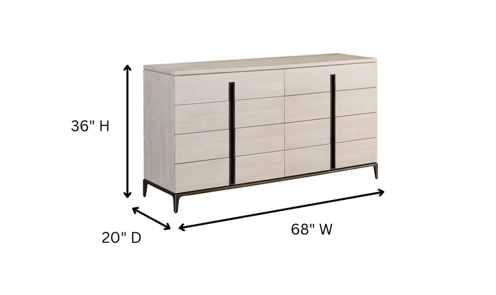 Universal Furniture Erinn White Maren Drawer Dresser