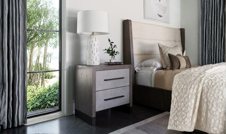 Universal Furniture Erinn Wooden Nightstand With Weathered Oak-jennifer furniture