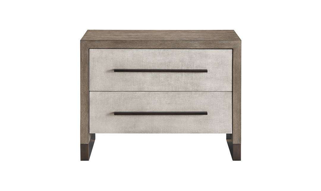 Universal Furniture Erinn Wooden Nightstand With Weathered Oak
