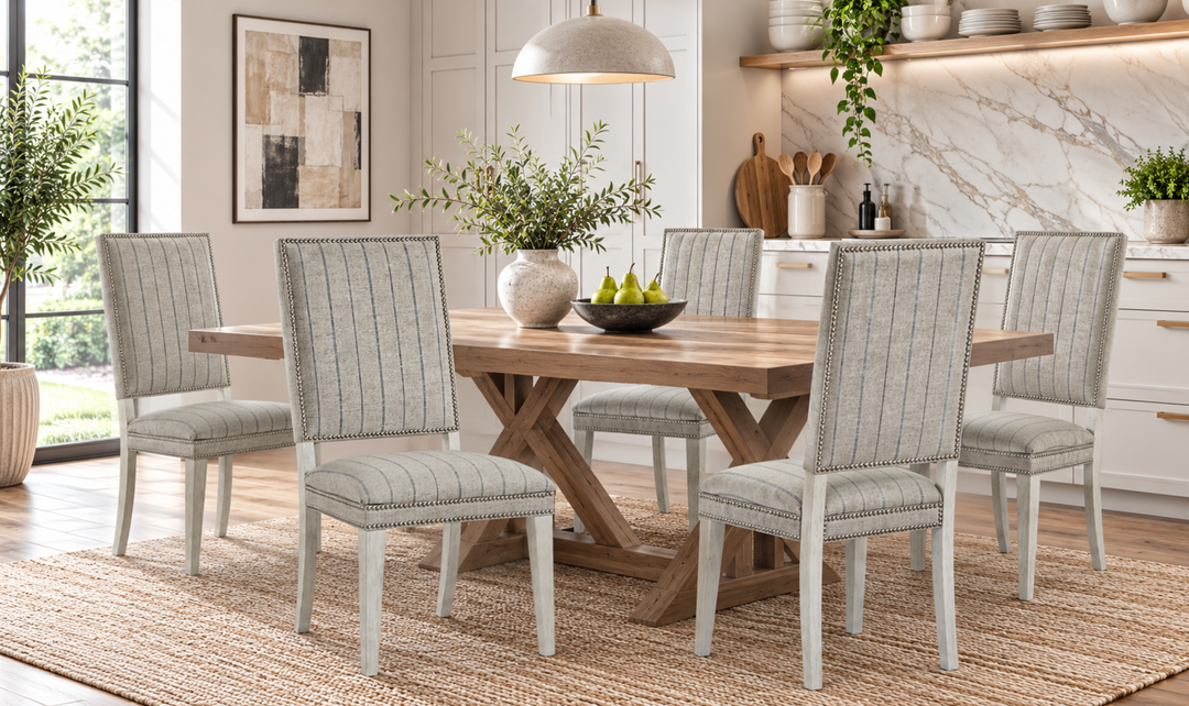Universal Furniture Hamptons Dining Chair With Nailhead Finish-Jennifer Furniture
