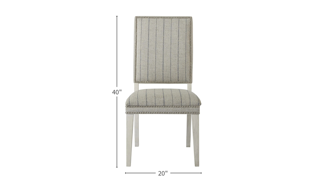 Universal Furniture Hamptons Dining Chair With Nailhead Finish-Jennifer Furniture