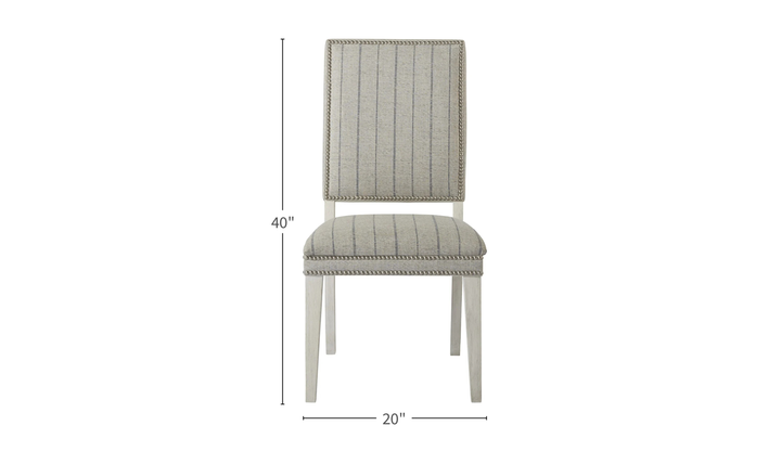 Universal Furniture Hamptons Dining Chair With Nailhead Finish-Jennifer Furniture