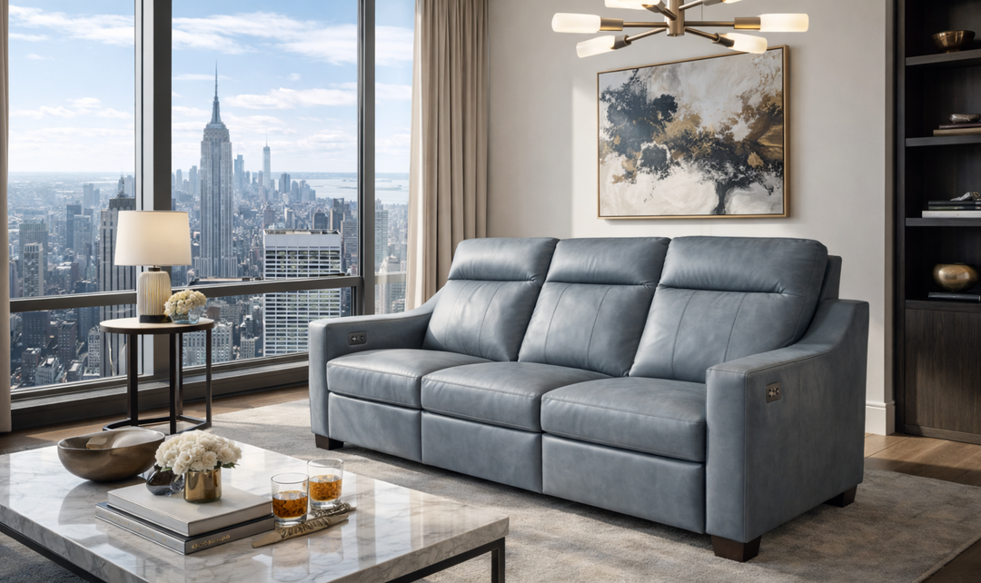 Universal Furniture Higgins 3-Seater Dual Power Reclining Sofa-Jenifer Furniture