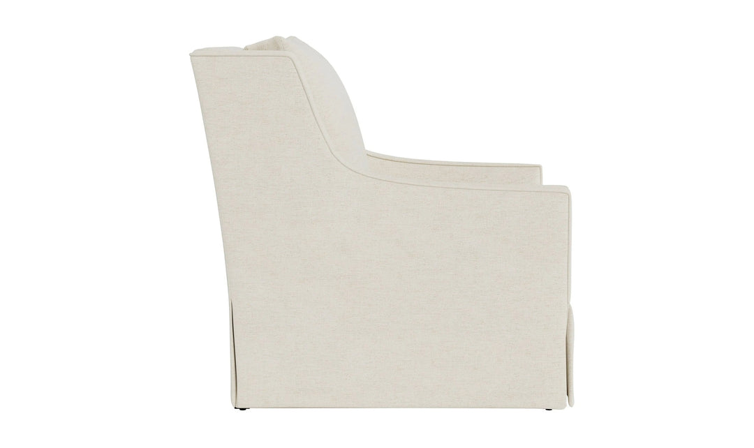 Universal Furniture Hudson Fabric Swivel Chair in Beige-Jennifer Furniture