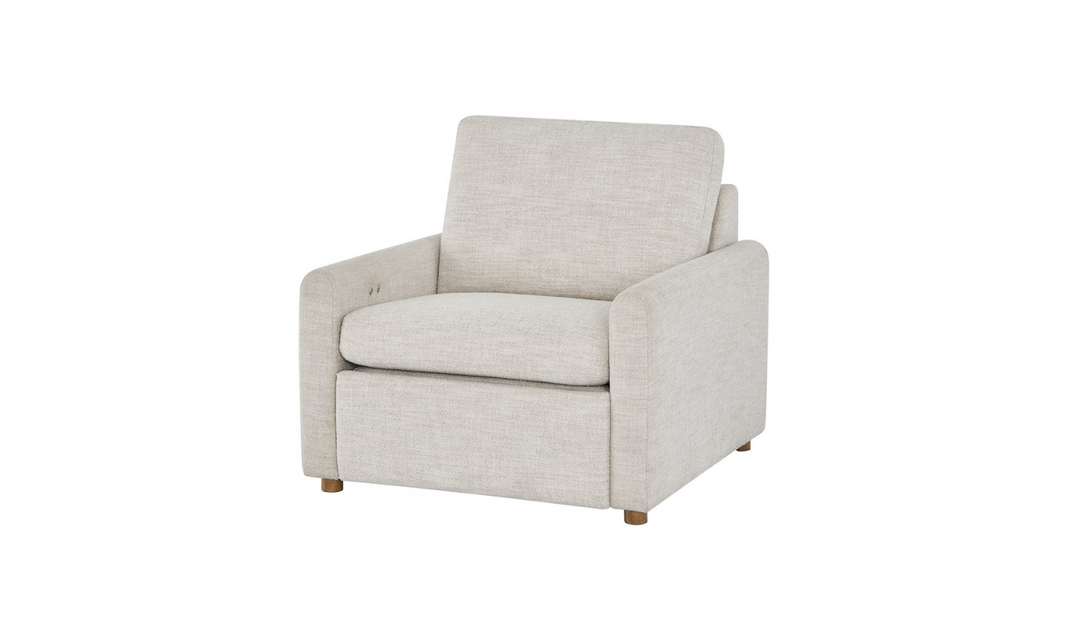 Universal Furniture Hyde Beige Fabric Recliner Chair-Jennifer Furniture