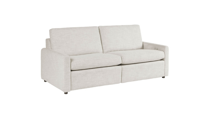 Universal Furniture Hyde 3-Seater Beige Fabric Recliner Sofa-Jennifer Furniture