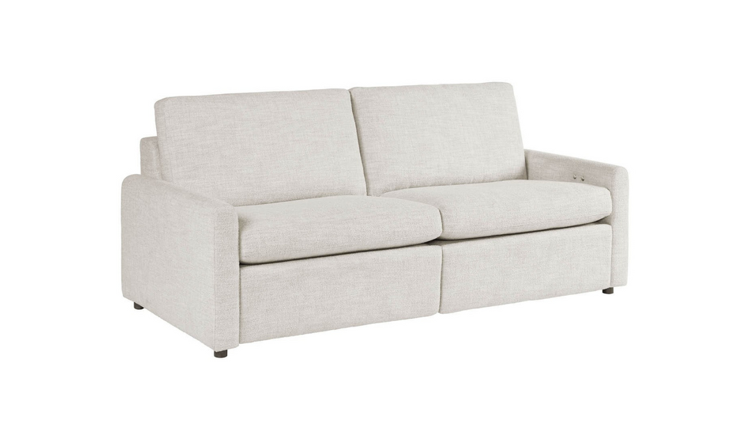 Universal Furniture Hyde 3-Seater Beige Fabric Recliner Sofa-Jennifer Furniture