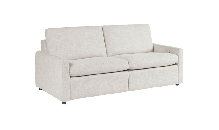 Universal Furniture Hyde 3-Seater Beige Fabric Recliner Sofa-Jennifer Furniture