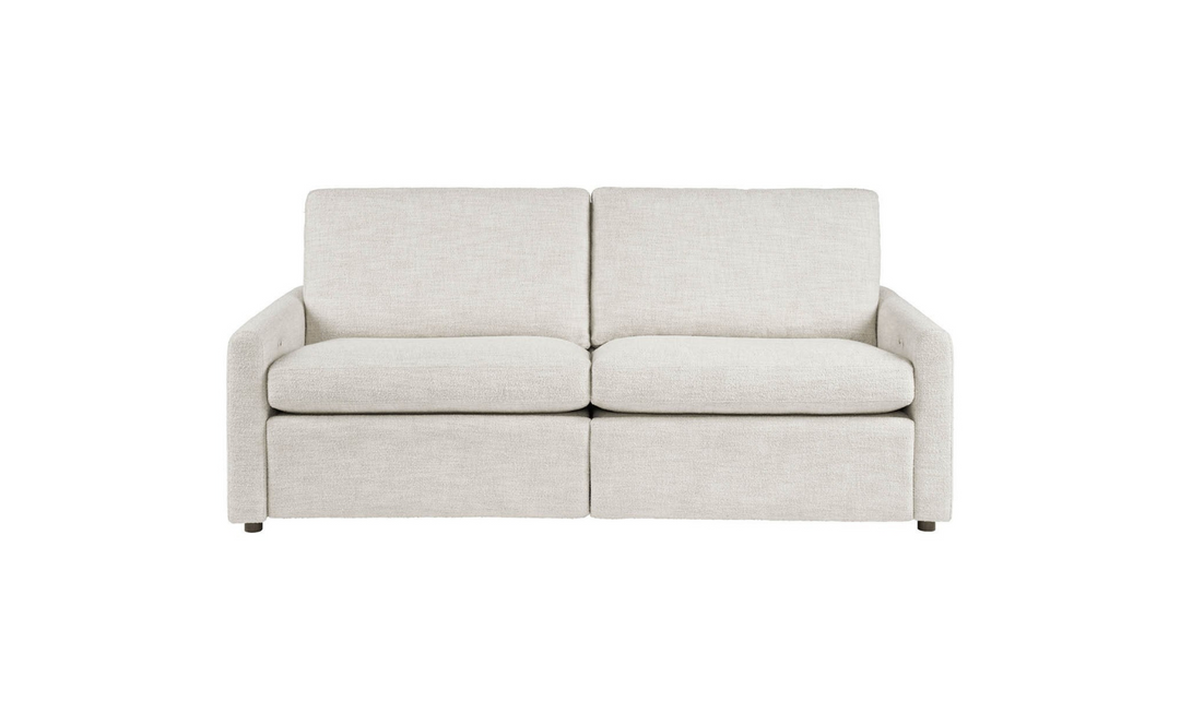 Universal Furniture Hyde 3-Seater Beige Fabric Recliner Sofa-Jennifer Furniture