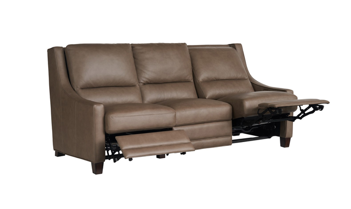 Universal Furniture Kelce 3-seater Brown Dual Power Motion Sofa