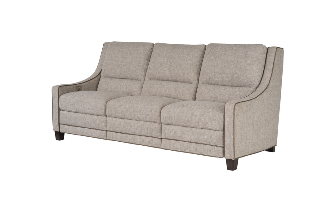 Universal Furniture Kelce 3-seater Brown Dual Power Motion Sofa