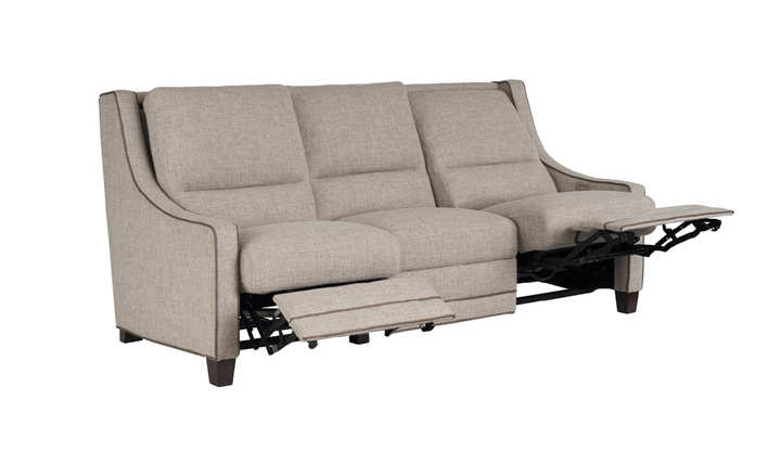Universal Furniture Kelce 3-seater Brown Dual Power Motion Sofa