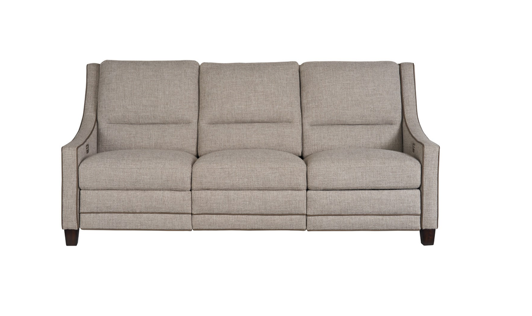 Universal Furniture Kelce 3-seater Brown Dual Power Motion Sofa