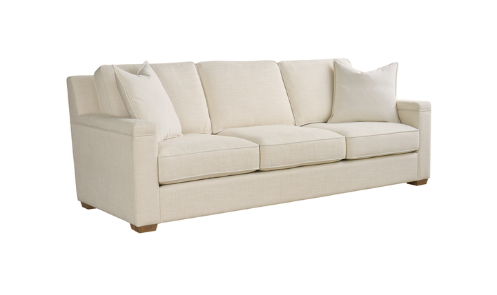 Universal Furniture Leah 3-Seater Fabric Sofa in Beige