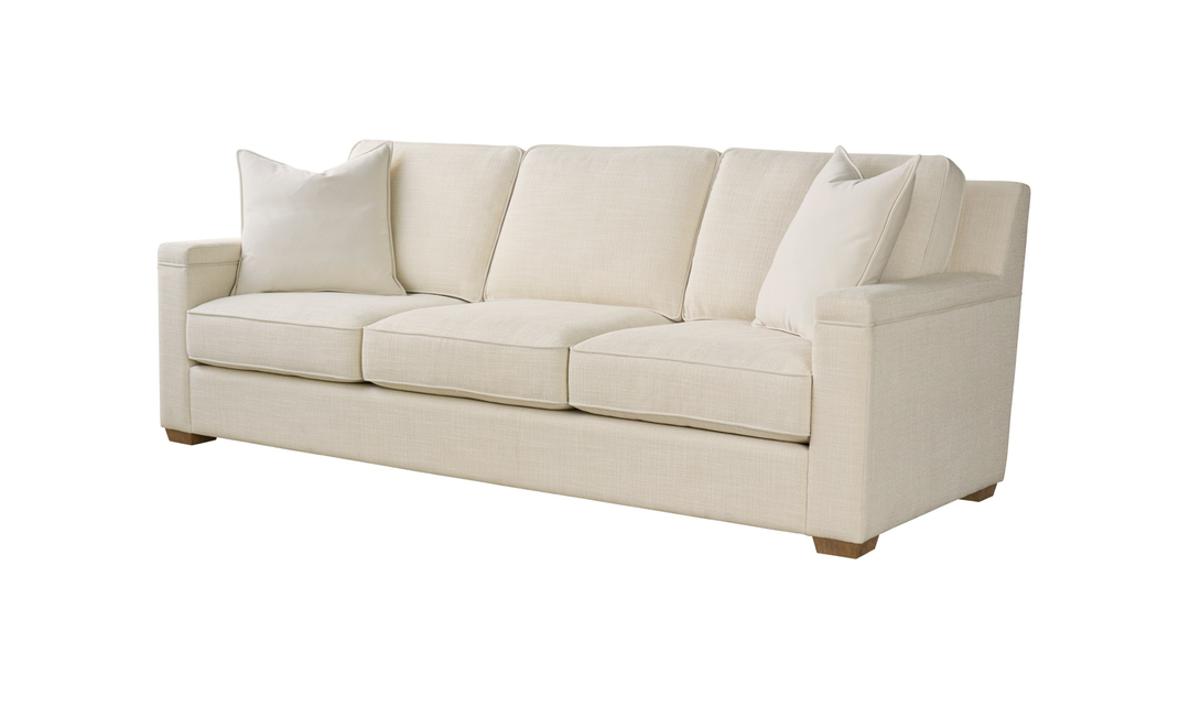 Universal Furniture Leah 3-Seater Fabric Sofa in Beige