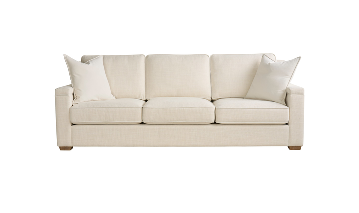 Universal Furniture Leah 3-Seater Fabric Sofa in Beige