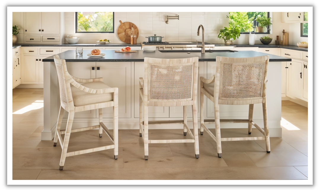 Universal Furniture Longboat Counter Chair in White-jennifer furniture